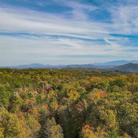 View! Cozy, Private, Fireplace, Hot Tub Log Cabin, Honeymoon! Sevierville Eksteriør bilde